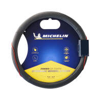 Michelin Κάλυμμα Τιμονιού Μαύρο με Κόκκινη Ραφή 36,8 - 39,4cm - WML-1003-NR