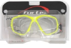 fortis ΜΑΣΚΑ ΕΝΗΛΙΚΩΝ PVC ΜΠΛΕ & ΚΙΤΡΙΝΟ