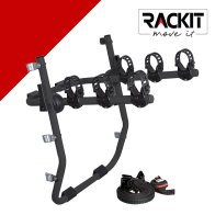 Rackit Μπάρα / Βάση Ποδηλάτων Πορτ Παγκάζ RK004B Μαύρη Για 3 Ποδήλατα