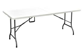 myResort Tραπεζι Catering Βαλίτσα 180x75x72cm 31-30773 Λευκό