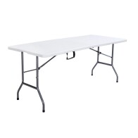 VELCO Τραπέζι Μεταλλικό Catering Βαλίτσα Πτυσσόμενο Λευκό