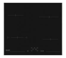 SHARP ΚΕΡΑΜΙΚΗ ΕΣΤΙΑ 60CM KH-6V08FT0K-EU