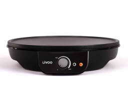 Livoo Κρεπιέρα DOP196 με ισχύ 1000W και διάμετρο 30cm - Black