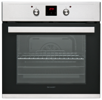 SHARP ΕΝΤΟΙΧΙΖΟΜΕΝΟΣ ΦΟΥΡΝΟΣ 59,5cm 69L ΜΕ ΑΕΡΑ & INOX ΠΡΟΣΟΨΗ
