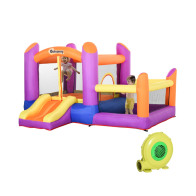 Outsunny Παιδικό Φουσκωτό Κάστρο - Τραμπολίνο με Τσουλήθρα και Πισίνα 300 x 280 x 170 cm 342-020V90