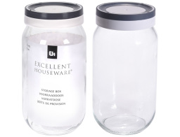 Γυάλινο δοχείο αποθήκευσης Excellent Houseware χωρητικότητας 1000ml