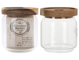 Γυάλινο Δοχείο Τροφίμων EH Kitchen Naturals χωρητικότητας 400ml