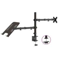 vidaXL Βάση Οθόνης VESA Μαύρη 75/100 χιλ. από Ατσάλι 358005