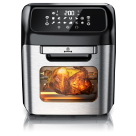 Human Air Fryer 12lt HU-391 Ασημί