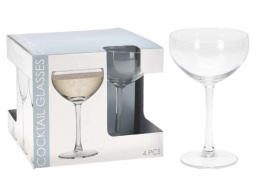 Σετ Ποτήρια Σαμπάνιας/Coctail Excellent Houseware Γυάλινα χωρητικότητας 240ml - 4 τεμάχια