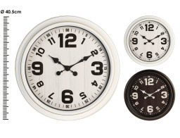 THE NETHERLANDS Ρολόι τοίχου 837000300 Αναλογικό, διαμέτρου 40.5cm, σε 2 επιλογές χρώματος, white, black