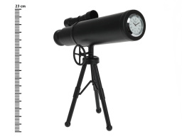 Eπιτραπέζιο ρολόι Residence telescope model C37568640 Μεταλλικό, 22 x12 x23cm
