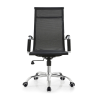 GRC TECH OFFICE CHAIR "ALEXANDROS" BLACK (60x60x106cms)