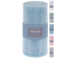 Αρωματικό Κερί Kορμός CC5056600 με χρωματιστή επένδυση Marble finish 7 x 14cm, Σε 5 επιλογές σχεδίου και αρώματος