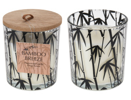 Αρωματικό Κερί CC5061710 Σε γυάλινο δοχείο με ξύλινο καπάκι , 8.8 x 10 cm