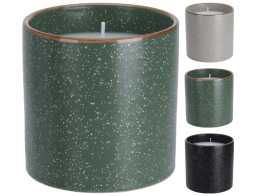 Κερί Barn Q76900130 Σε πήλινο δοχείο με reactive φινίρισμα γλάσου, 10 x 10,1 cm, σε 3 επιλογές χρώματος