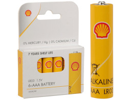 Αλκαλικές μπαταρίες SHELL C31300300 - LR03/AAA - 6 τεμάχια