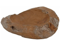 Μπολ Σερβιρίσματος από Ξύλο Teak, με διαστάσεις 30x30x9cm