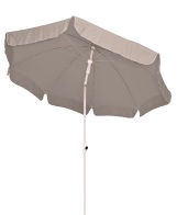 Velco Ομπρέλα Βεράντας - Κήπου - Θαλάσσης Γκρι 2m Μεταλλική