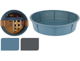 Φόρμα Σιλικονης για Κεικ D27CM 27 cm, σε 2 διαθέσιμα χρώματα, γκρι και μπλε.