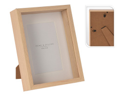 Κορνίζα H&S Collection με πασπαρτού, βάση, διαστάσεις 17x22cm και διαστάσεις φωτογραφίας 10x15cm