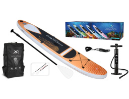 Σετ φουσκωτή σανίδα SUP XQMAX Aquatica Jellyfish με κουπί, αντλία και τσάντα μεταφοράς, 305x71x15cm