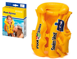 Φουσκωτό γιλέκο κολύμβησης Ιntex Pool School Deluxe - Για παιδιά 3-6 ετών