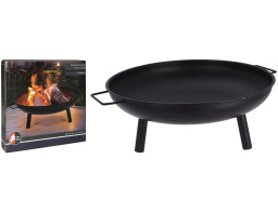 Εστία φωτιάς εξωτερικού χώρου , 59.5x12x59.5cm, Μαύρο