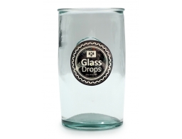 Glass Drops Ποτήρι Αuthentic (2177) Από ανακυκλωμένο γυαλί, Χωρητικότητας 450ml, Διαστάσεων Ø 8 x Υ 14 cm