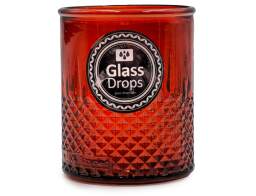 Glass Drops Ποτήρι Diamante (2394DB343) Από ανακυκλωμένο γυαλί, Χωρητικότητας 400ml, Διαστάσεων Ø 8.7 x Υ 10.5 cm, Pumpkin