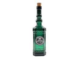 Διακοσμητικό Μπουκάλι με πώμα Glass Drops Miguelete (5032DB734) Aπό 100% ανακυκλωμένο γυαλί, Xωρητικότητας 500ml, Διαστάσεων Ø 7 x Υ 27 cm, Αlbahaca