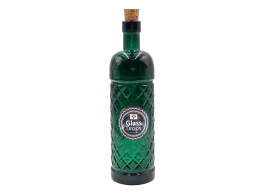 Διακοσμητικό Μπουκάλι με πώμα Glass Drops Anis (5047DB734) Aπό 100% ανακυκλωμένο γυαλί, Xωρητικότητας 500ml, Διαστάσεων Ø 7 x Υ 24 cm, Αlbahaca