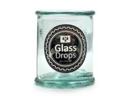 Glass Drops Kηροπήγιο Βάζο Diamante (5244)  Aπό 100% ανακυκλωμένο γυαλί, Xωρητικότητας 130ml, Διαστάσεων Ø 7 x Υ 8 cm