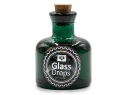 Διακοσμητικό Μπουκάλι με πώμα Glass Drops Ramos (5323DB734) Aπό 100% ανακυκλωμένο γυαλί, Xωρητικότητας 125ml, Διαστάσεων Ø 7 x Υ 10 cm, Albahaca