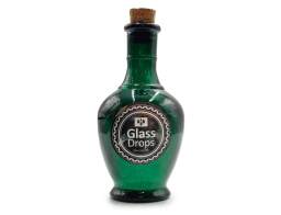 Διακοσμητικό Μπουκάλι με πώμα Glass Drops Andalucia (5620DB734) Aπό 100% ανακυκλωμένο γυαλί, Xωρητικότητας 250ml, Διαστάσεων Ø 8 x Υ 15 cm, Albahaca