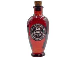 Διακοσμητικό Μπουκάλι με πώμα Glass Drops Castilla (5621DB738) Aπό 100% ανακυκλωμένο γυαλί, Xωρητικότητας 250ml, Διαστάσεων Ø 7 x Υ 15 cm, Terracotta