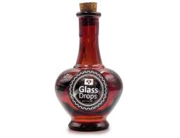 Διακοσμητικό Μπουκάλι με πώμα Glass Drops Navarra (5622DB738) Aπό 100% ανακυκλωμένο γυαλί, Xωρητικότητας 250ml, Διαστάσεων Ø 9 x Υ 15 cm, Terracotta