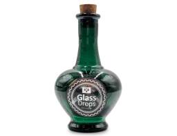 Διακοσμητικό Μπουκάλι με πώμα Glass Drops Navarra (5622DB734) Aπό 100% ανακυκλωμένο γυαλί, Xωρητικότητας 250ml, Διαστάσεων Ø 9 x Υ 15 cm, Albahaca