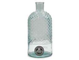 Glass Drops Διακοσμητικό Βάζο Diamante (5988)  Aπό 100% ανακυκλωμένο γυαλί, Xωρητικότητας 2.5L, Διαστάσεων Ø 14 x Υ 28 cm