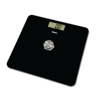 Primo Ζυγαριά Σώματος Γιάλινη Kinetic PRBS-40467 Μαύρο