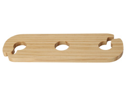 Βάση για ποτήρια και μπουκάλια Εxcellent Houseware Ξύλο Μπαμπού, 32.5x24x31.5cm - Kαφέ