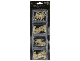 Γάντζοι Για Χριστουγεννιάτικα Στολίδια - 300 τεμάχια - Χρυσό