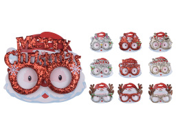 Χριστουγεννιάτικα γυαλιά σε 3 επιλογές σχεδίου και χρώματος