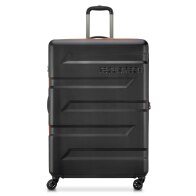 Securitech by Delsey Βαλίτσα μεγάλη 81cm Slash Black