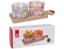 Σετ σερβιρίσματος Excellent Houseware με 2 μπολ και δίσκο