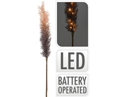 Διακοσμητικό κλαδί Pampas, με φωτισμό LED - 118cm