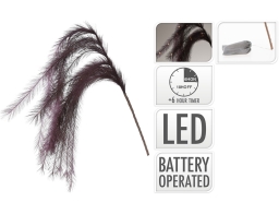 Διακοσμητικό κλαδί με φτερά με φωτισμό LED - 130cm