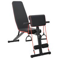 vidaXL Πάγκος Βαρών Μαύρο 131 x 41 x 100 εκ. 42007904