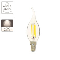 XANLITE ΛΑΜΠΤΗΡΑΣ LED FILAMENT ΤΥΠΟΥ ΦΛΟΓΑΣ Ε14 4W 4000Κ 250LM