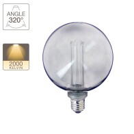 Xanlite Λαμπτήρας Led G125 Deco Ολόγραμμα E27 4W (11W) Ζεστό Λευκό Φώς 1800K 100Lm